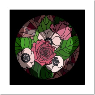 rose stainless window Posters and Art